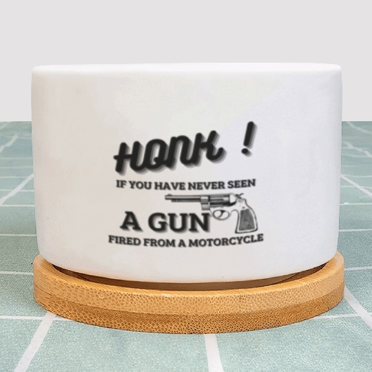 HONK if you have never seen a Gun Plant Pots