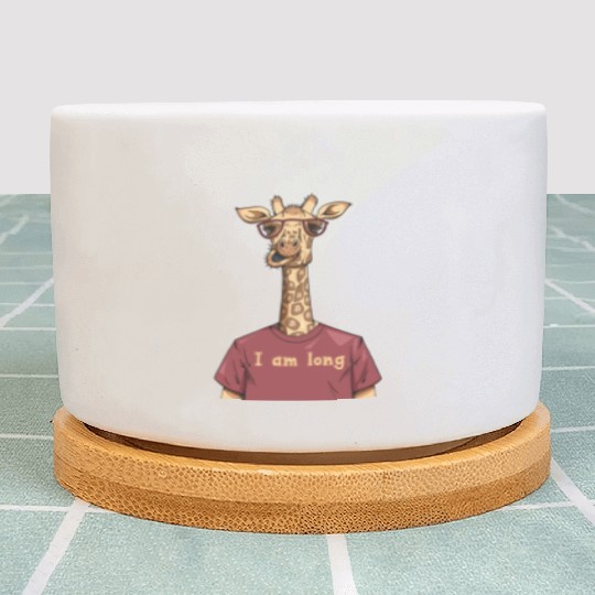 Bitcoin Giraffe BTC Crypto Hodl Design Plant Pots