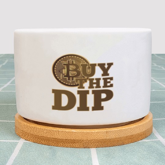 Cryptocurrency Buy The Dip Bitcoin Crypto Plant Pots