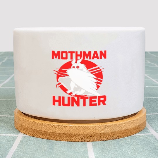 Cryptozoologist Cryptid Folklore Funny Mothman Plant Pots