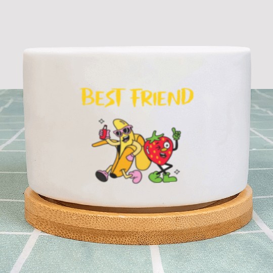 Banana design cartoon Plant Pots