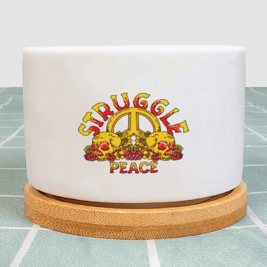 struggle peach Plant Pots