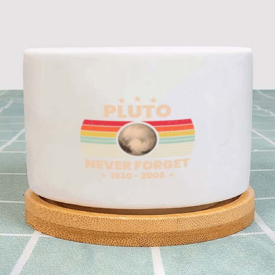Pluto Never Forget 1930 - 2006 Plant Pots
