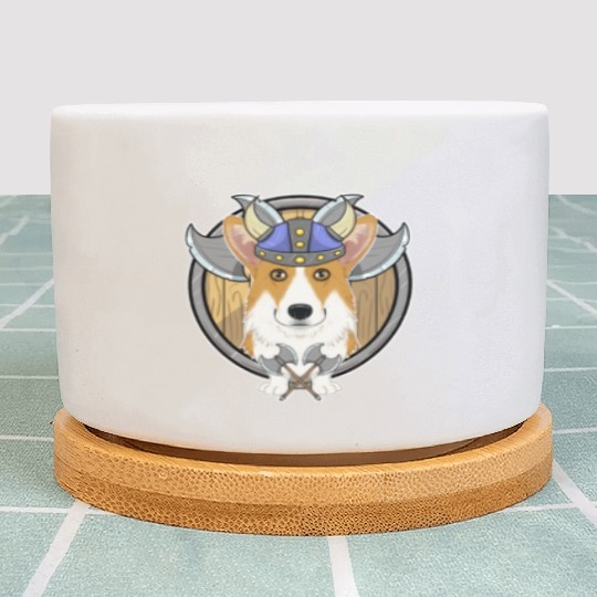Welsh Corgi I Valhalla I Viking Plant Pots