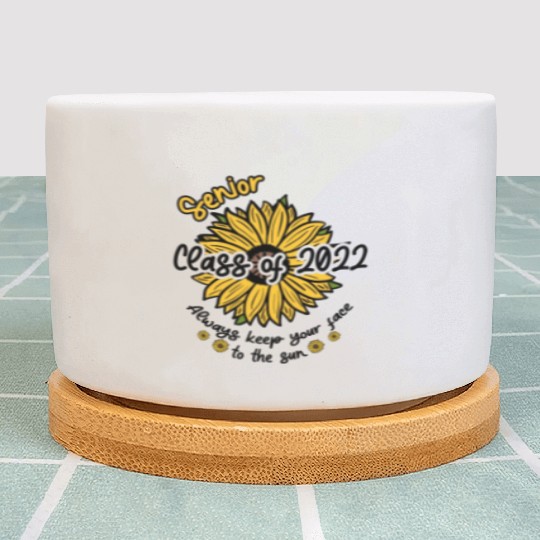 Senior 2022 Class Of 2022 Sunflower Plant Pots