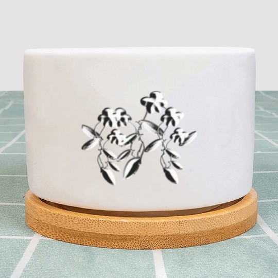 gray flowers nature glitter plants Plant Pots