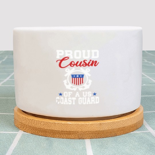 Proud US Coast Guard Cousin Plant Pots