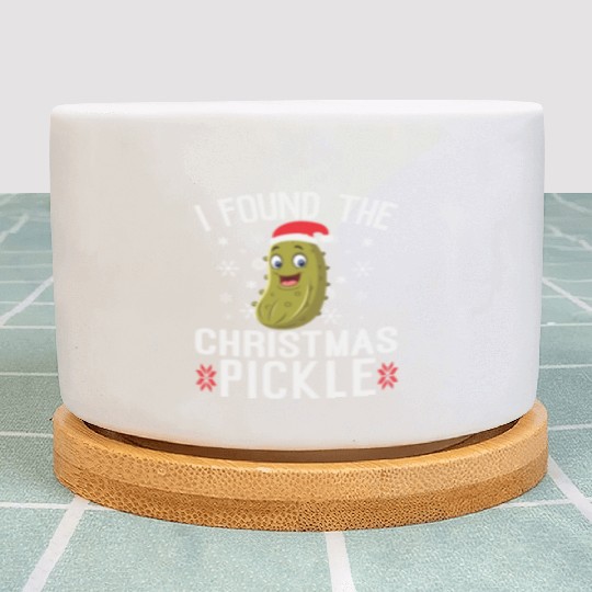 I Found the Christmas Pickle Funny Pickle Dill Plant Pots