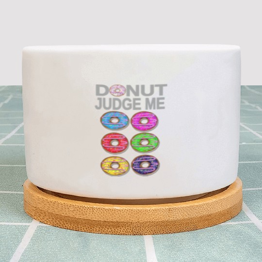 Donut Lover Funny Cooking Baking Gym Food Plant Pots