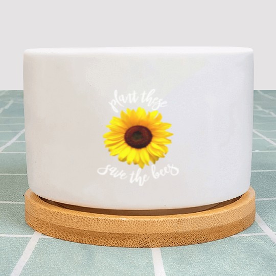 Plant These Save The Bees Sunflower Plant Pots Flower