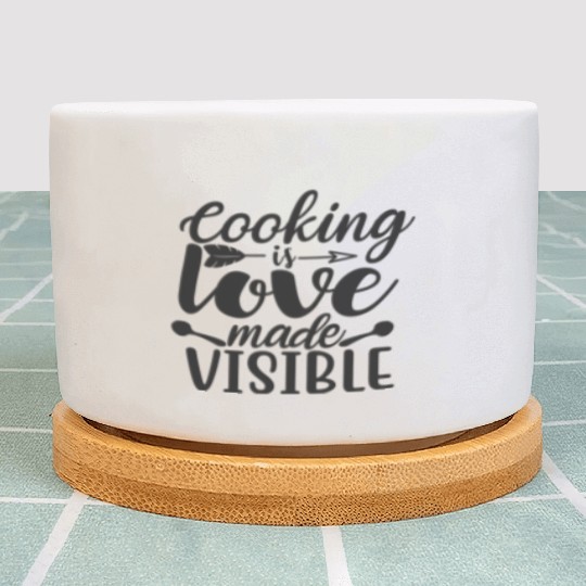 Cooking is love Plant Pots
