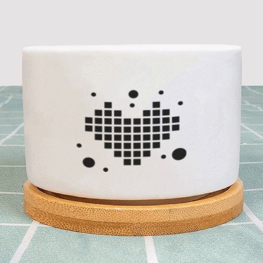 Heart In Pixels 8 Bit Video Game Plant Pots