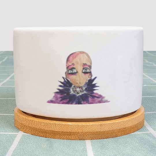 Glamorous baby in violet. Plant Pots