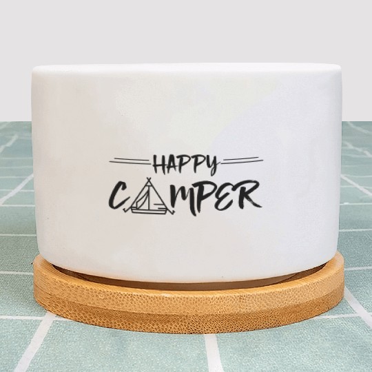 Camping Happy Camper Plant Pots