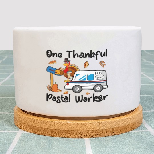 One Thankful Postal Worker Plant Pots
