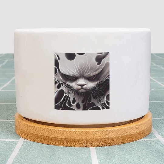 Angry Cat Plant Pots