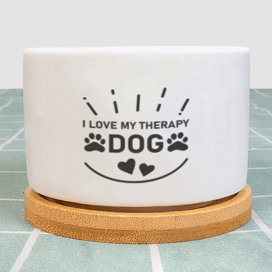I love my Therapy Dog Plant Pots