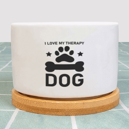 I love my Therapy Dog Plant Pots