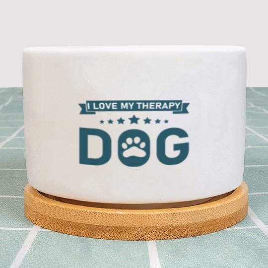 I love my Therapy Dog Plant Pots