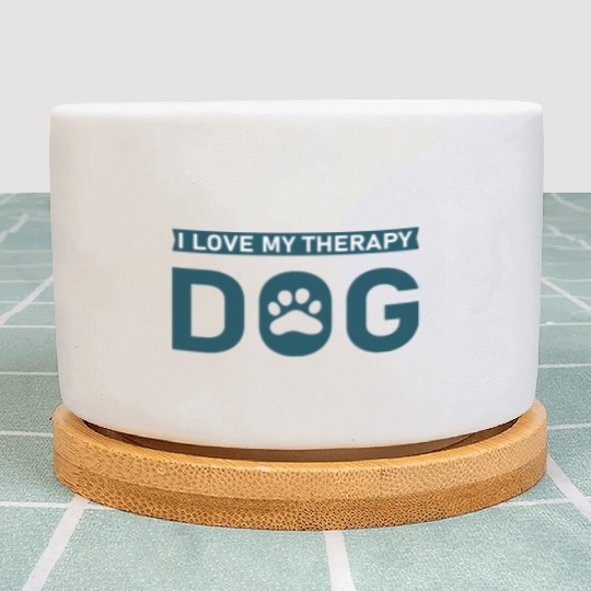 I love my Therapy Dog Plant Pots
