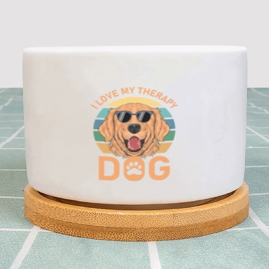 I love my Therapy Dog Plant Pots