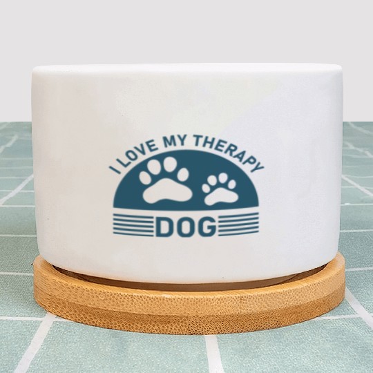 I love my Therapy Dog Plant Pots