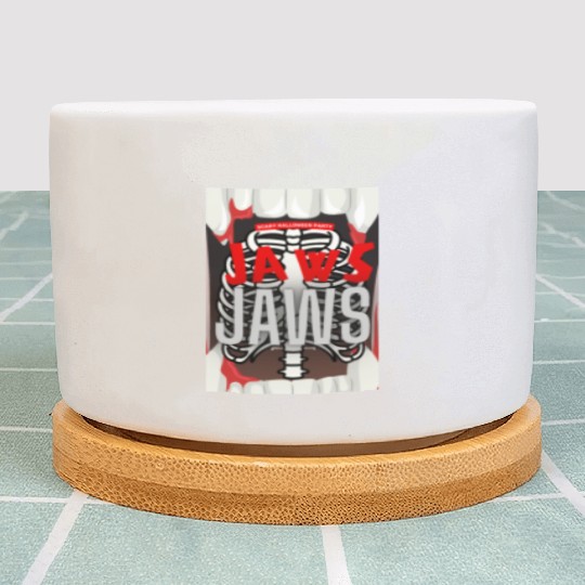 Jaws Halloween Plant Pots