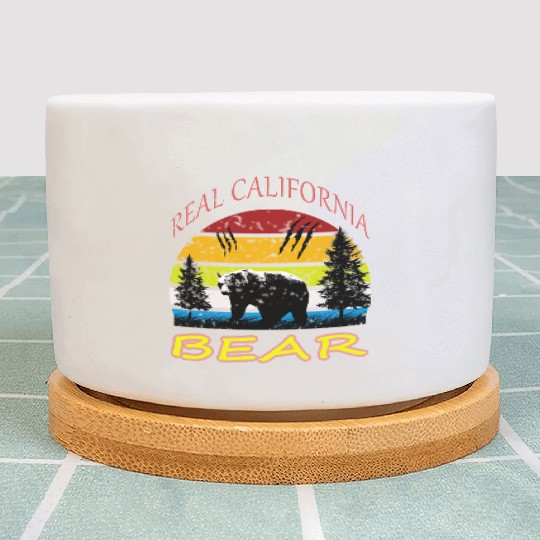 California BEAR Plant Pots