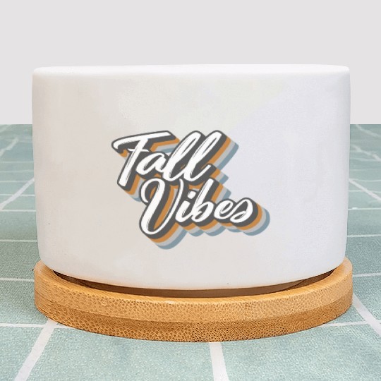 Halloween Theme Fall Vibes Coffee Lover Mug Gift, Plant Pots