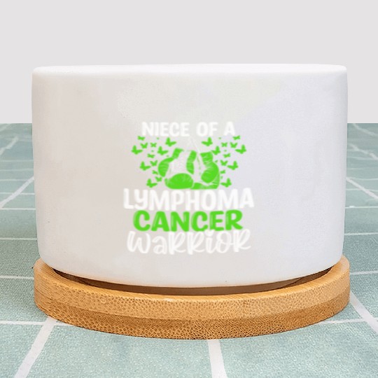 Lymphoma Cancer Awareness Niece Aunt Uncle Plant Pots