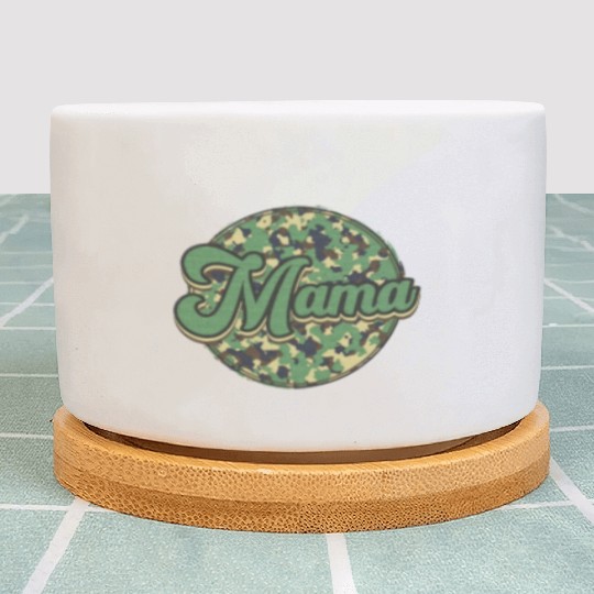 Camo Mama Plant Pots, Camo sublimation design,