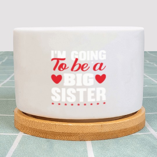 I´M GOING TO BE A BIG SISTER Plant Pots