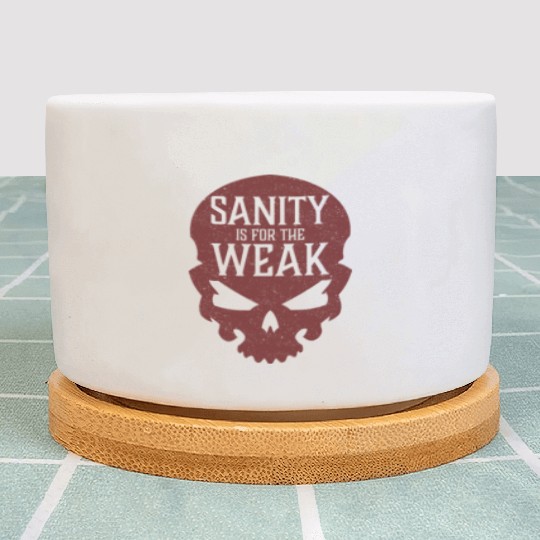 Demon Skull Sanity is for the Weak Plant Pots