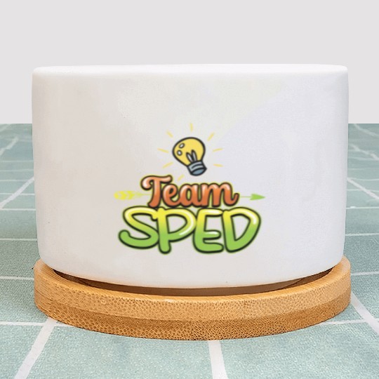 Team Sped Awareness Special Education Teacher Plant Pots