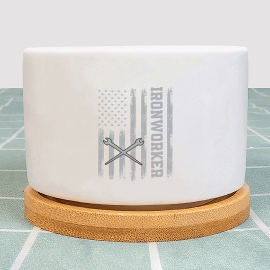 American Ironworker Plant Pots