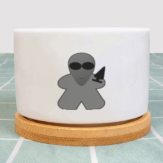 Alien Meeple Plant Pots