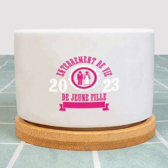 Funny Wedding bride bachelorette party 2023 Plant Pots