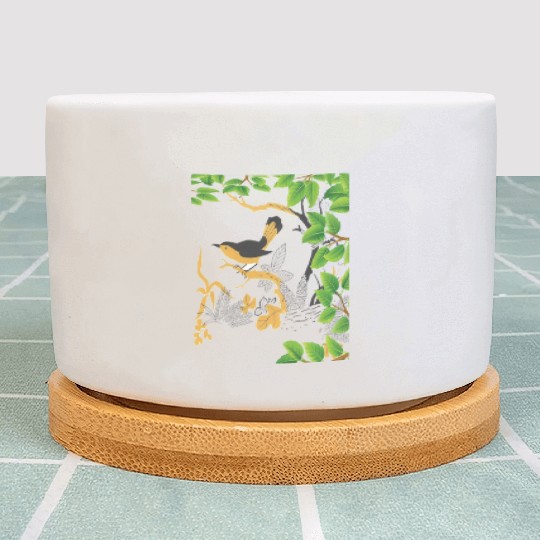 Bird Nature Plant Pots