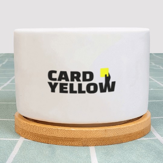 Yellow card Plant Pots