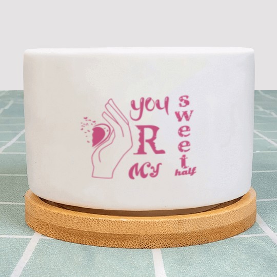 Best Lovely couples Plant Pots,you are my sweet half