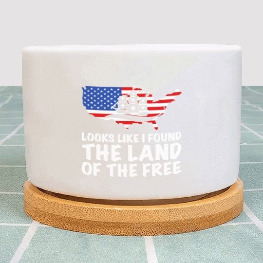 Columbus Day 1492 Plant Pots