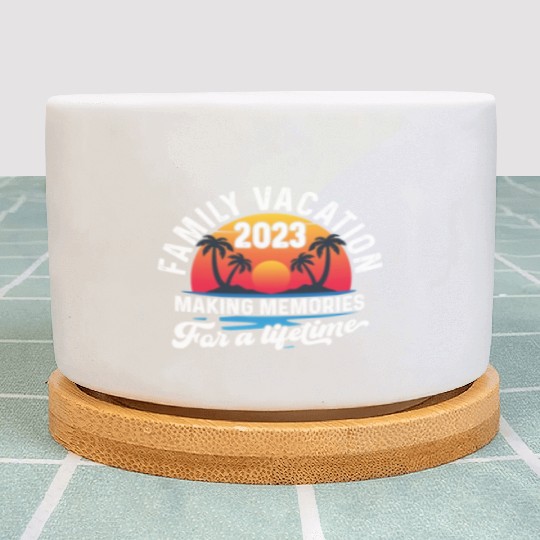 Family Vacation 2023 Making Memories Plant Pots