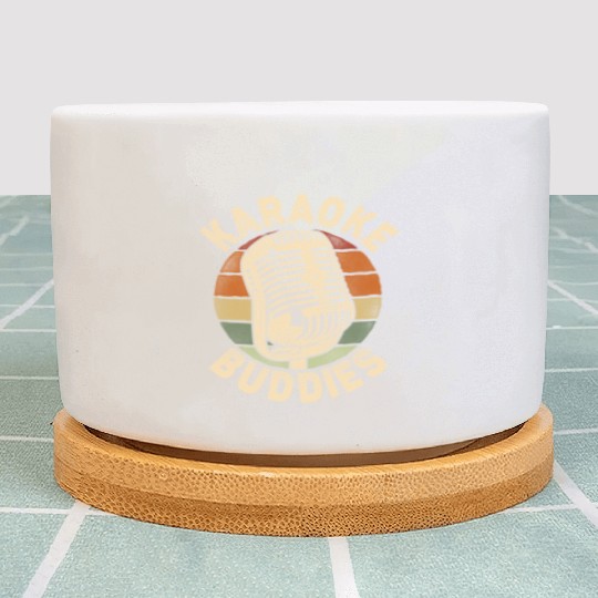 Karaoke Singer Friends Besties Plant Pots