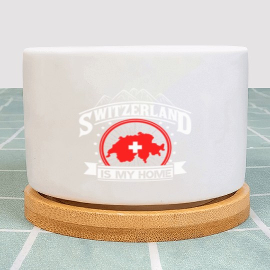 Switzerland Mountains Proud Gift Plant Pots