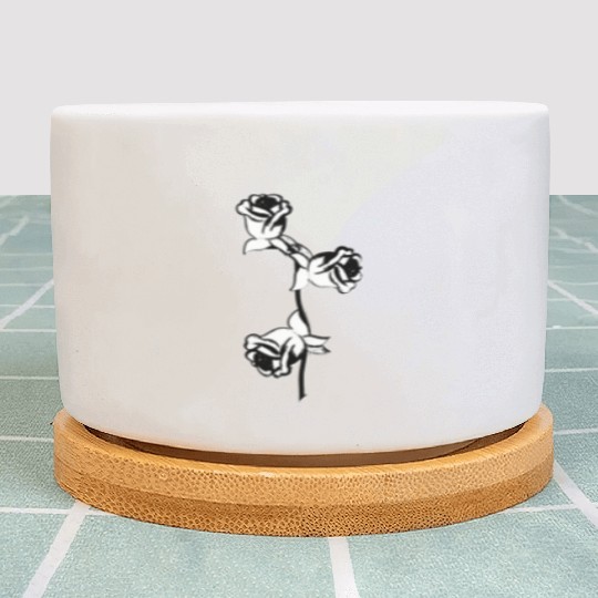 plant flower rose nature icon Plant Pots