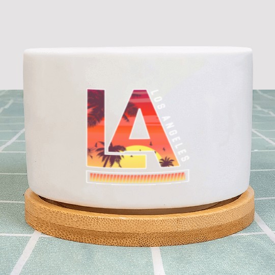 Los Angeles LA California Gift Plant Pots