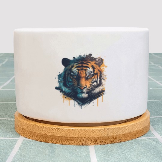 Tiger for Animal Lovers Plant Pots