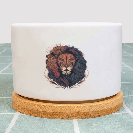 Dark Lion Plant Pots