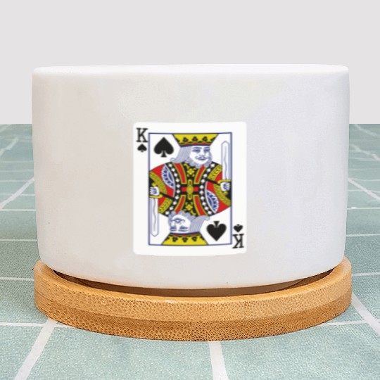 King Of Spades Playing Card Plant Pots