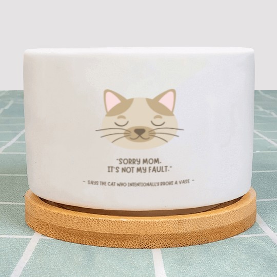 The perfect Cat Mom Plant Pots